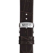  Shop Authentic Mido Multifort Automatic Silver Dial Black Leather Strap Watch For Men - M005.430.16.031.80 - Luxxuri