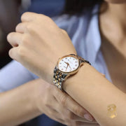  Shop Authentic Mido Baroncelli III Automatic White Dial Two Tone Steel Strap Watch For Women - M7600.9.N6.1 - Luxxuri