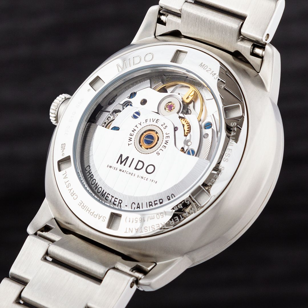  Shop Authentic Mido Commander II Automatic Chronometer Grey Dial Silver Steel Strap Watch For Men - M021.431.11.061.00 - Luxxuri