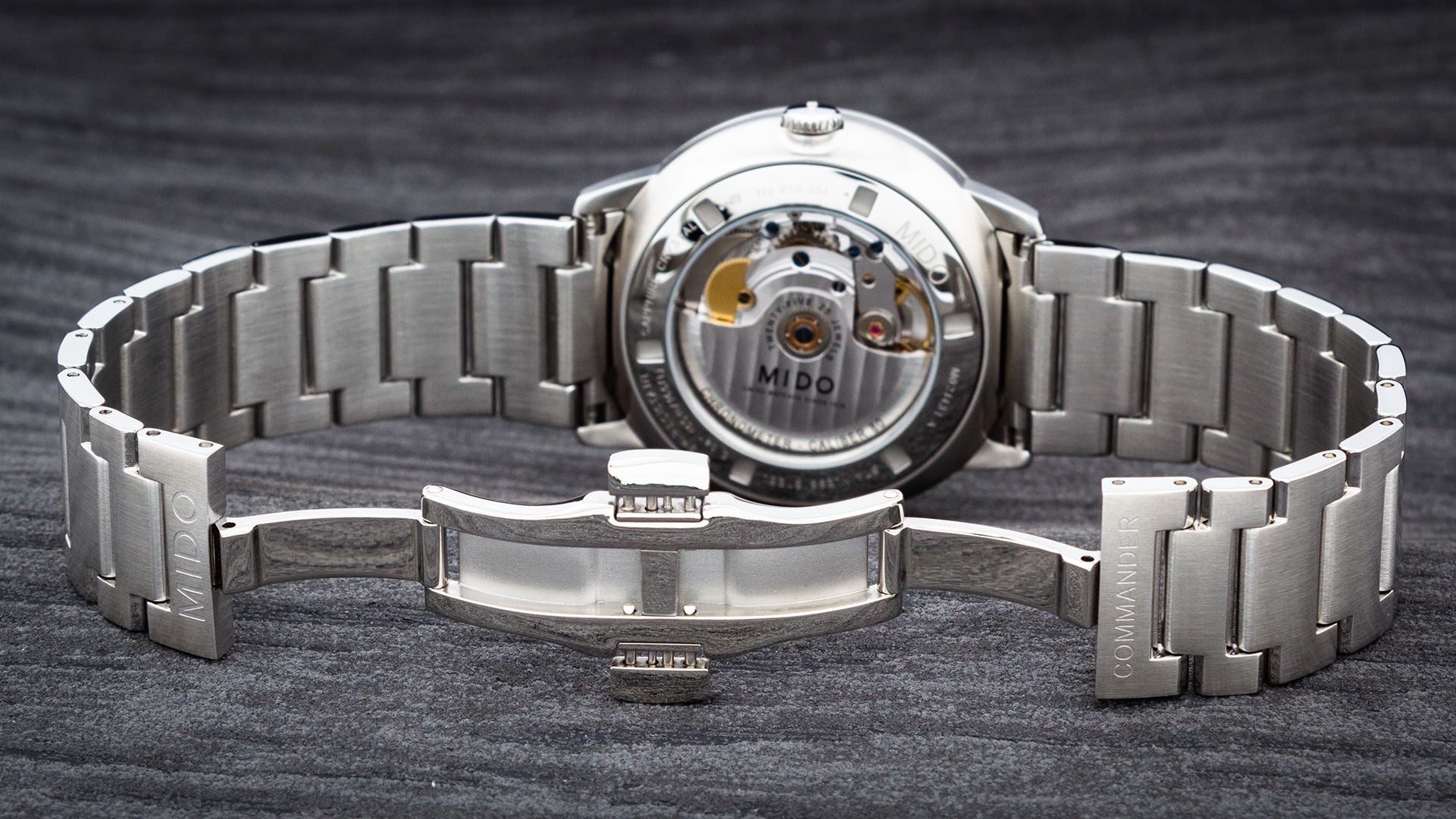  Shop Authentic Mido Commander II Automatic Chronometer Grey Dial Silver Steel Strap Watch For Men - M021.431.11.061.00 - Luxxuri
