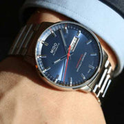  Shop Authentic Mido Commander II Automatic Chronometer Blue Dial Silver Steel Strap Watch For Men - M021.431.11.041.00 - Luxxuri