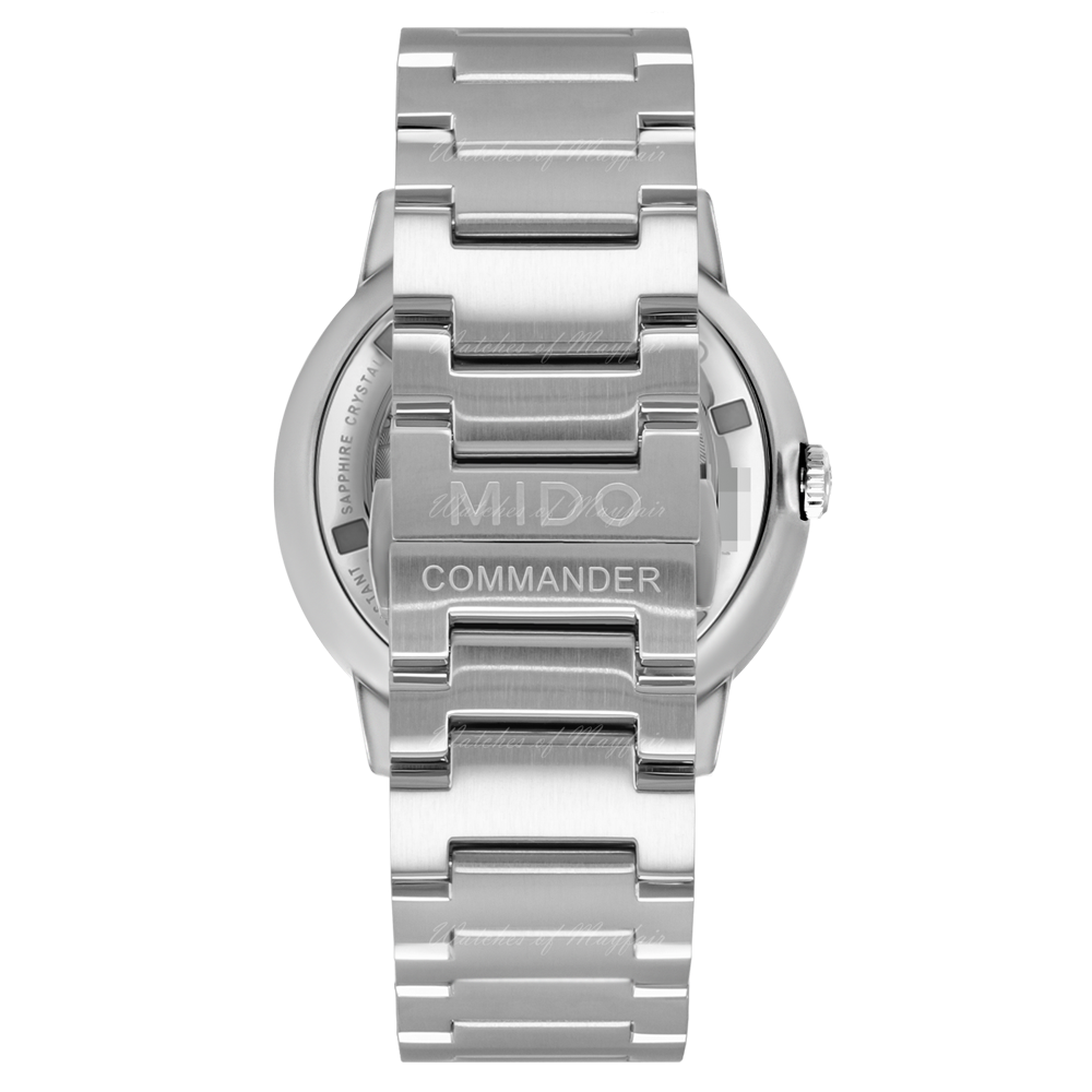  Shop Authentic Mido Commander Automatic Gradient Blue Dial Silver Steel Strap Watch For Men - M021.407.11.411.01 - Luxxuri