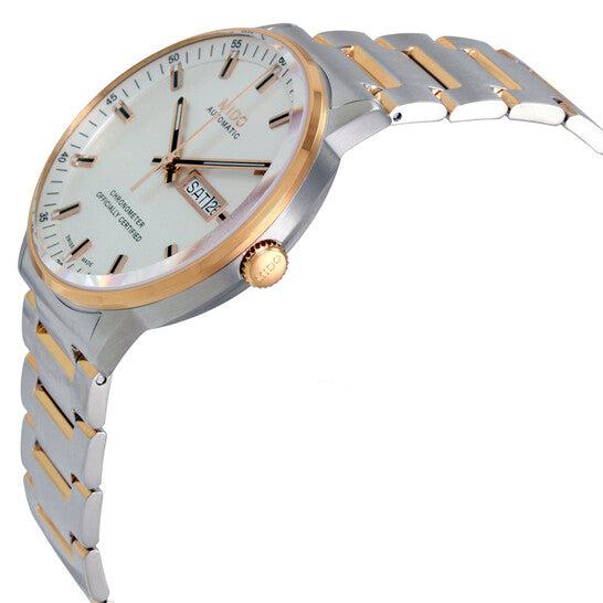  Shop Authentic Mido Commander II Chronometer Automatic Silver Dial Two Tone Steel Strap Watch For Men - M021.431.22.031.00 - Luxxuri