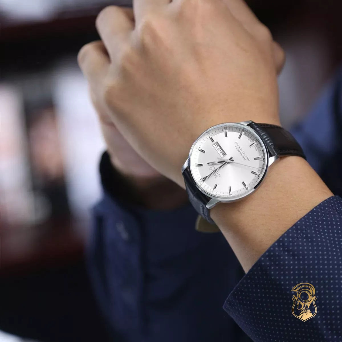  Shop Authentic Mido Comander II Automatic Chronometer Silver Dial Black Leather Strap Watch For Men - M021.431.16.031.00 - Luxxuri