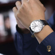 Shop Authentic Mido Comander II Automatic Chronometer Silver Dial Black Leather Strap Watch For Men - M021.431.16.031.00 - Luxxuri