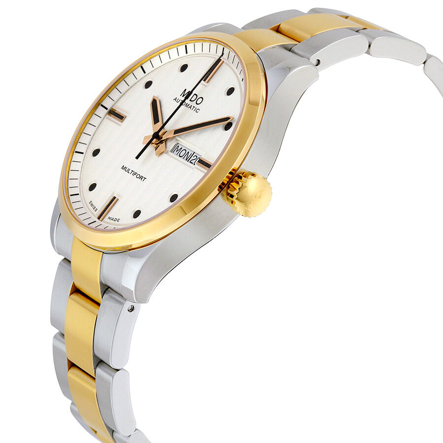  Shop Authentic Mido Multifort Automatic Silver Dial Two Tone Steel Strap Watch For Men - M005.430.22.031.80 - Luxxuri