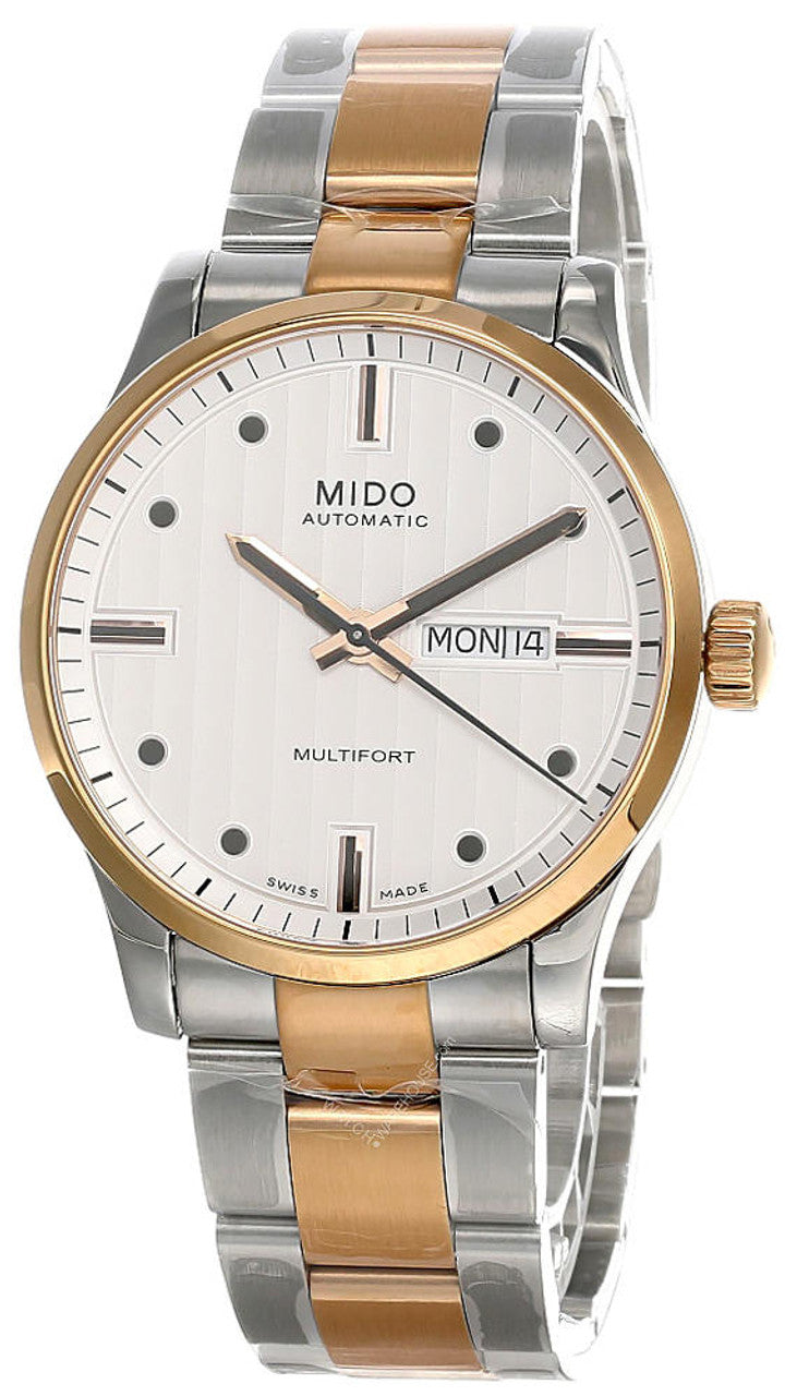  Shop Authentic Mido Multifort Automatic Silver Dial Two Tone Steel Strap Watch For Men - M005.430.22.031.80 - Luxxuri