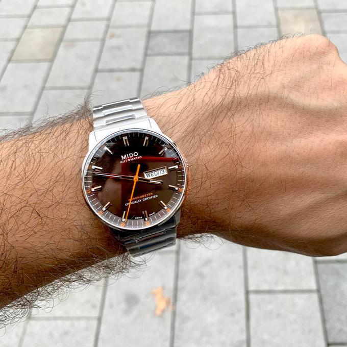 Shop Authentic Mido Commander II Automatic Chronometer Grey Dial Silver Steel Strap Watch For Men - M021.431.11.061.01 - Luxxuri