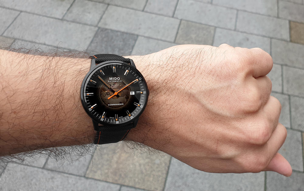  Shop Authentic Mido Commander Automatic Gradient Black Dial Black Nylon Strap Watch For Men - M021.407.37.411.00 - Luxxuri