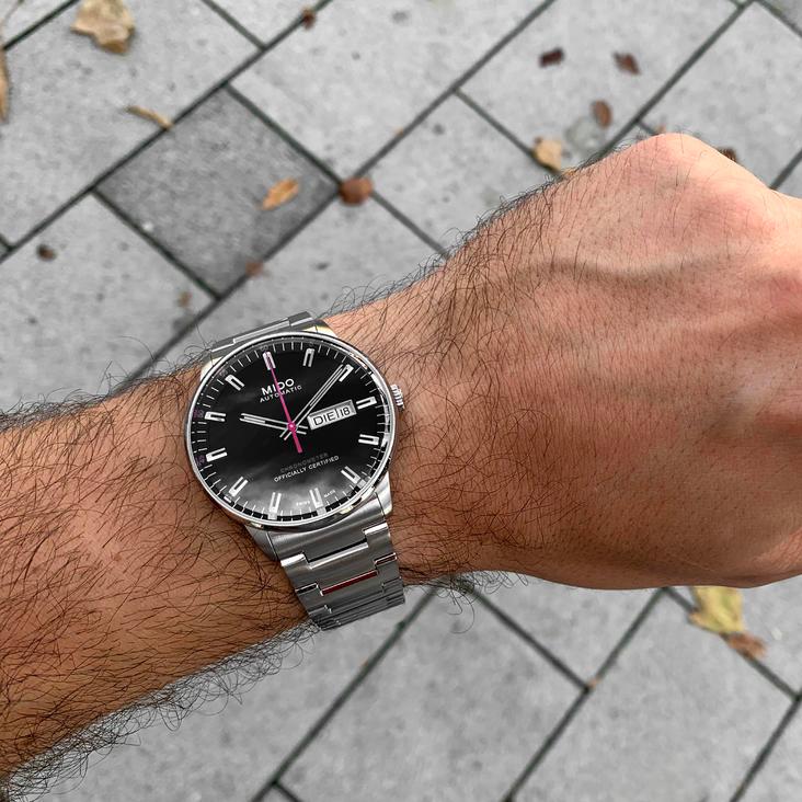  Shop Authentic Mido Commander II Automatic Chronometer Grey Dial Silver Steel Strap Watch For Men - M021.431.11.061.01 - Luxxuri