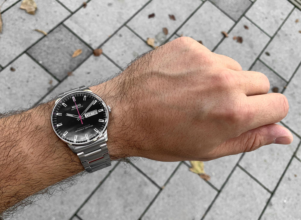  Shop Authentic Mido Commander II Automatic Black Dial Silver Steel Strap Watch For Men - M021.431.11.051.00 - Luxxuri