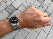  Shop Authentic Mido Commander II Automatic Black Dial Silver Steel Strap Watch For Men - M021.431.11.051.00 - Luxxuri