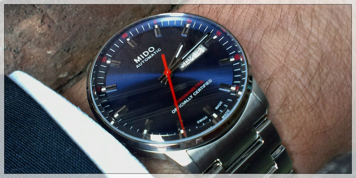  Shop Authentic Mido Commander II Automatic Chronometer Blue Dial Silver Steel Strap Watch For Men - M021.431.11.041.00 - Luxxuri