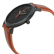  Shop Authentic Fossil The Minimalist Black Dial Brown Leather Strap Watch for Men - FS5305 - Luxxuri