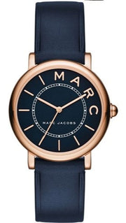  Shop Authentic Marc Jacobs Roxy Navy Blue Dial Navy Blue Leather Strap Watch for Women - MJ1539 - Luxxuri