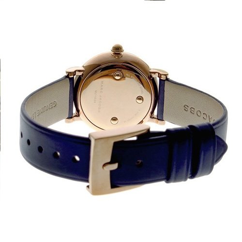  Shop Authentic Marc Jacobs Roxy Navy Blue Dial Navy Blue Leather Strap Watch for Women - MJ1539 - Luxxuri