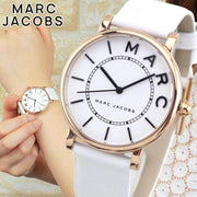  Shop Authentic Marc Jacobs Roxy White Dial White Leather Strap Watch for Women - MJ1562 - Luxxuri