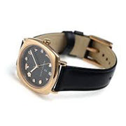  Shop Authentic Marc Jacobs Mandy Black Dial Black Leather Strap Watch for Women - MJ1565 - Luxxuri