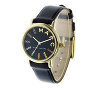  Shop Authentic Marc Jacobs Roxy Black Dial Black Leather Strap Watch for Women - MJ1592 - Luxxuri