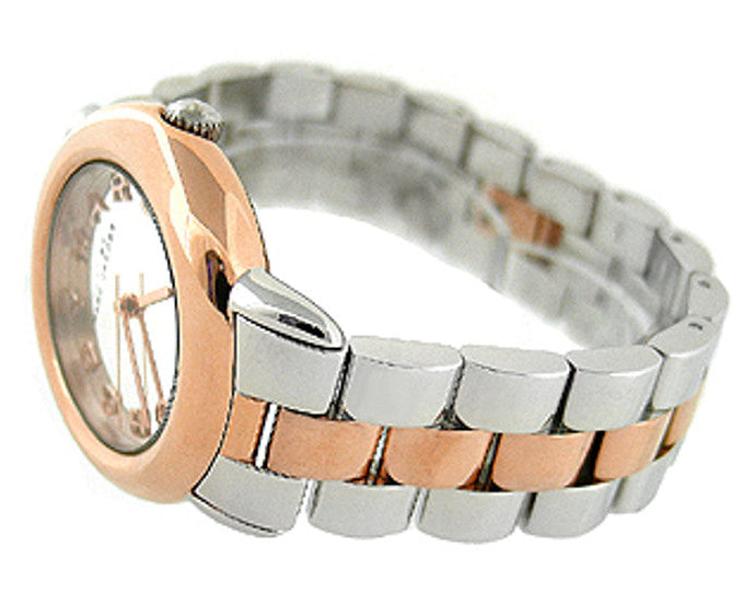  Shop Authentic Marc Jacobs Marc Silver Dial Two Tone Steel Strap Watch for Women- MBM3170 - Luxxuri