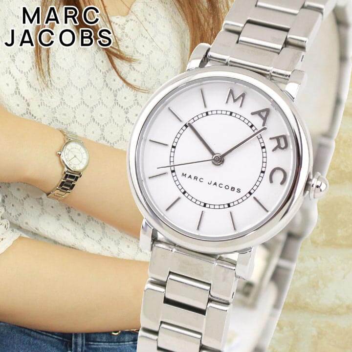  Shop Authentic Marc Jacobs Roxy White Dial Silver Steel Strap Watch for Women - MJ3525 - Luxxuri
