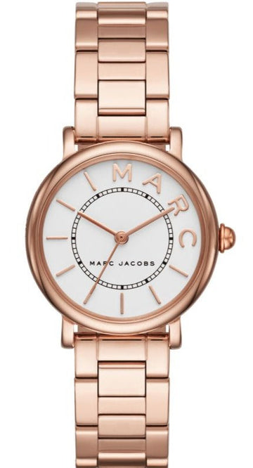  Shop Authentic Marc Jacobs Roxy White Dial Rose Gold Steel Strap Watch for Women - MJ3527 - Luxxuri