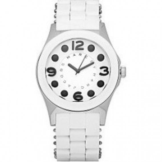  Shop Authentic Marc Jacobs Pelly White Dial White Silicone Strap Watch for Women - MBM2503 - Luxxuri