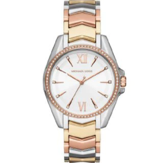  Shop Authentic Michael Kors Whitney Quartz White Dial Two Tone Steel Strap Watch For Women - MK6686 - Luxxuri