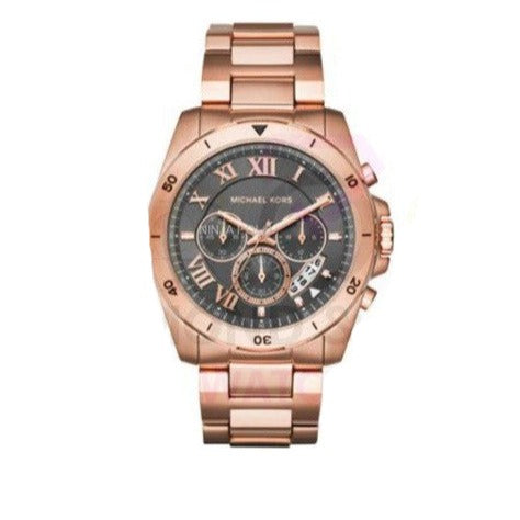  Shop Authentic Michael Kors Brecken Chronograph Analog Black Dial Rose Gold Steel Strap Watch For Women - MK8563 - Luxxuri
