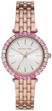  Shop Authentic Michael Kors Darci Pave Silver Dial Rose Gold Steel Strap Watch For Women - MK4517 - Luxxuri