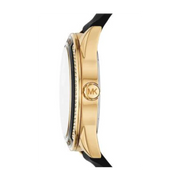  Shop Authentic Michael Kors Quartz Black Dial Black Silicone Strap Watch For Women - MK6944 - Luxxuri