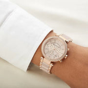  Shop Authentic Michael Kors Parker White Dial Two Tone Steel Strap Watch for Women - MK5820 - Luxxuri