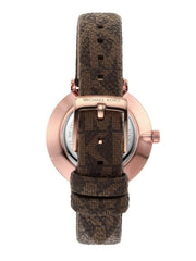  Shop Authentic Michael Kors Pyper Quartz Silver Dial Brown Leather Strap Watch for Women - MK1036 - Luxxuri