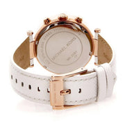  Shop Authentic Michael Kors Parker White Diamonds Dial White Leather Strap Watch for Women - MK2281 - Luxxuri