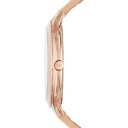  Shop Authentic Michael Kors Runway Slim Quartz White Dial Beige Leather Strap Watch For Women - MK2284 - Luxxuri