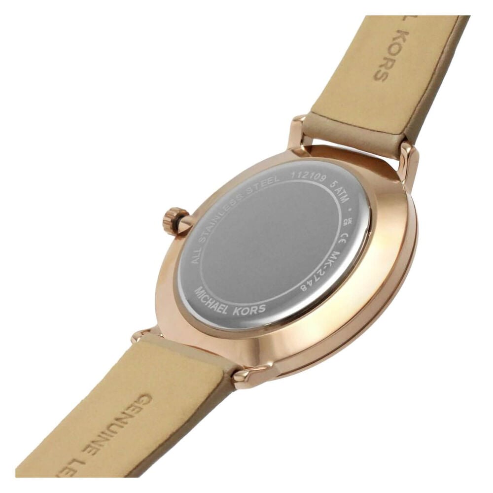  Shop Authentic Michael Kors Pyper Quartz White Dial Pink Leather Strap Watch For Women - MK2741 - Luxxuri
