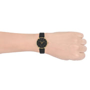  Shop Authentic Michael Kors Pyper Black Dial Black Leather Strap Watch For Women - MK2747 - Luxxuri