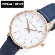  Shop Authentic Michael Kors Pyper Analog White Dial Black Leather Strap Watch For Women - MK2804 - Luxxuri