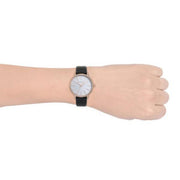  Shop Authentic Michael Kors Pyper Quartz White Dial Black Leather Strap Watch For Women - MK2834 - Luxxuri