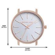  Shop Authentic Michael Kors Pyper Quartz White Dial Black Leather Strap Watch For Women - MK2834 - Luxxuri
