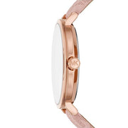  Shop Authentic Michael Kors Pyper Quartz Silver Dial Pink Leather Strap Watch for Women - MK2947 - Luxxuri