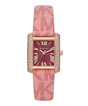  Shop Authentic Michael Kors Emery Quartz Diamonds Red Dial Pink Leather Strap Watch For Women - MK2966 - Luxxuri