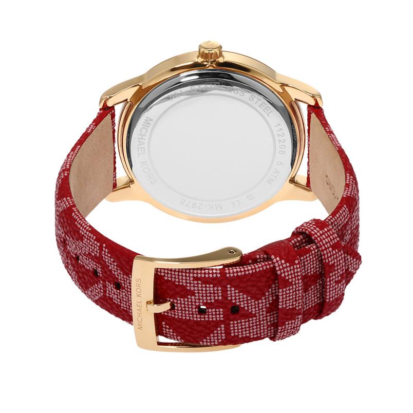  Shop Authentic Michael Kors Tibby Multifunction Silver Dial Red Leather Strap Watch For Women - MK2975 - Luxxuri