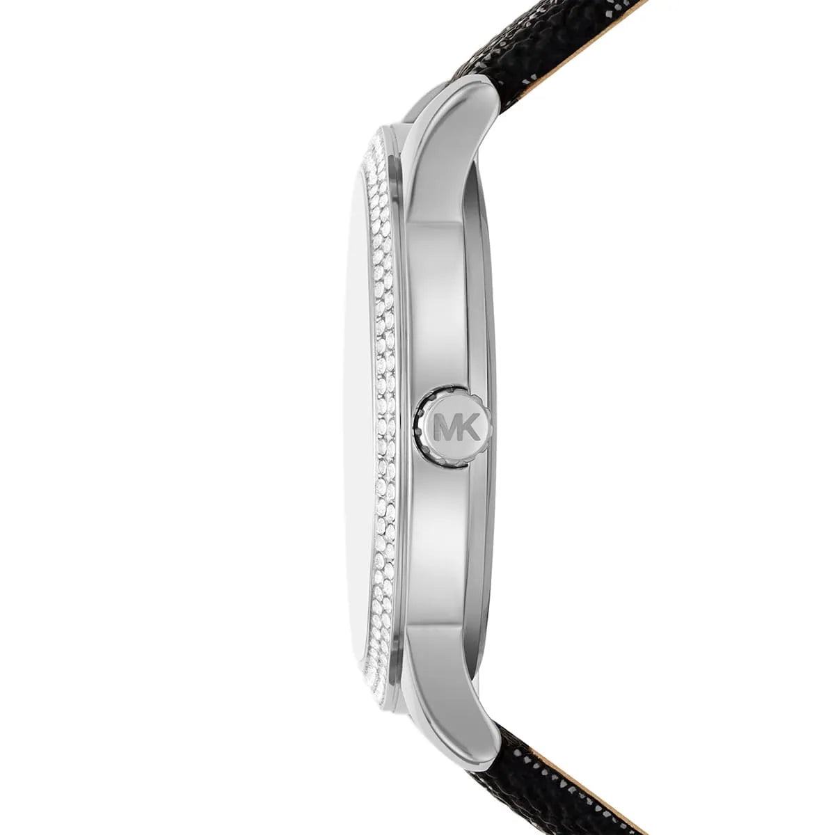  Shop Authentic Michael Kors Tibby Chronograph Black Dial Black Leather Strap Watch For Women - MK2976 - Luxxuri