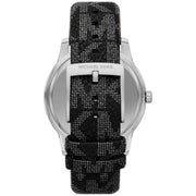 Shop Authentic Michael Kors Tibby Chronograph Black Dial Black Leather Strap Watch For Women - MK2976 - Luxxuri