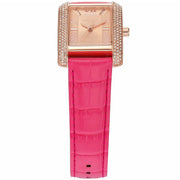  Shop Authentic Michael Kors Emery Quartz Diamonds Rose Gold Dial Pink Leather Strap Watch For Women - MK2984 - Luxxuri