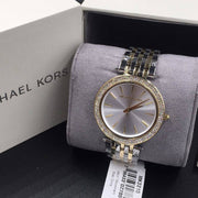  Shop Authentic Michael Kors Darci Silver Dial Two Tone Stainless Steel Strap Watch for Women - MK3215 - Luxxuri