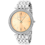  Shop Authentic Michael Kors Darci Orange Dial Silver Stainless Steel Strap Watch for Women - MK3218 - Luxxuri