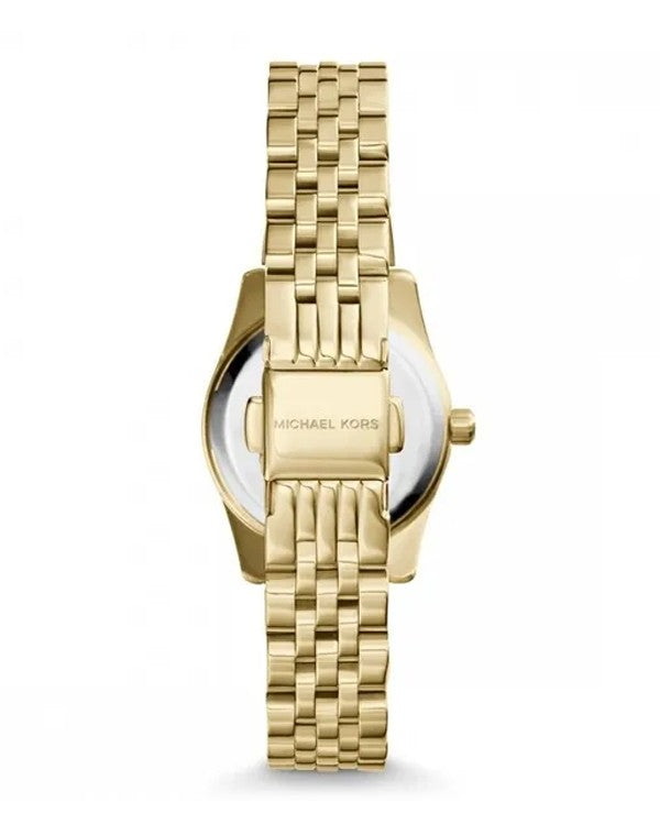  Shop Authentic Michael Kors Lexington Quartz Silver Dial Gold Steel Strap Watch For Women - MK3229 - Luxxuri