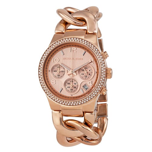 Shop Authentic Michael Kors Runway Rose Gold Dial Rose Gold Steel Strap Watch for Women - MK3247 - Luxxuri